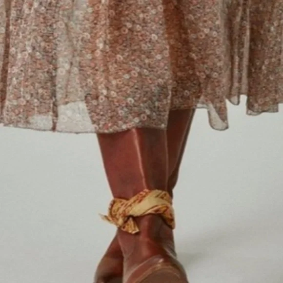 Lucky Brand Womens Bohemian Tiered Maxi Dress in black multi sz xs NWT - Picture 4 of 11